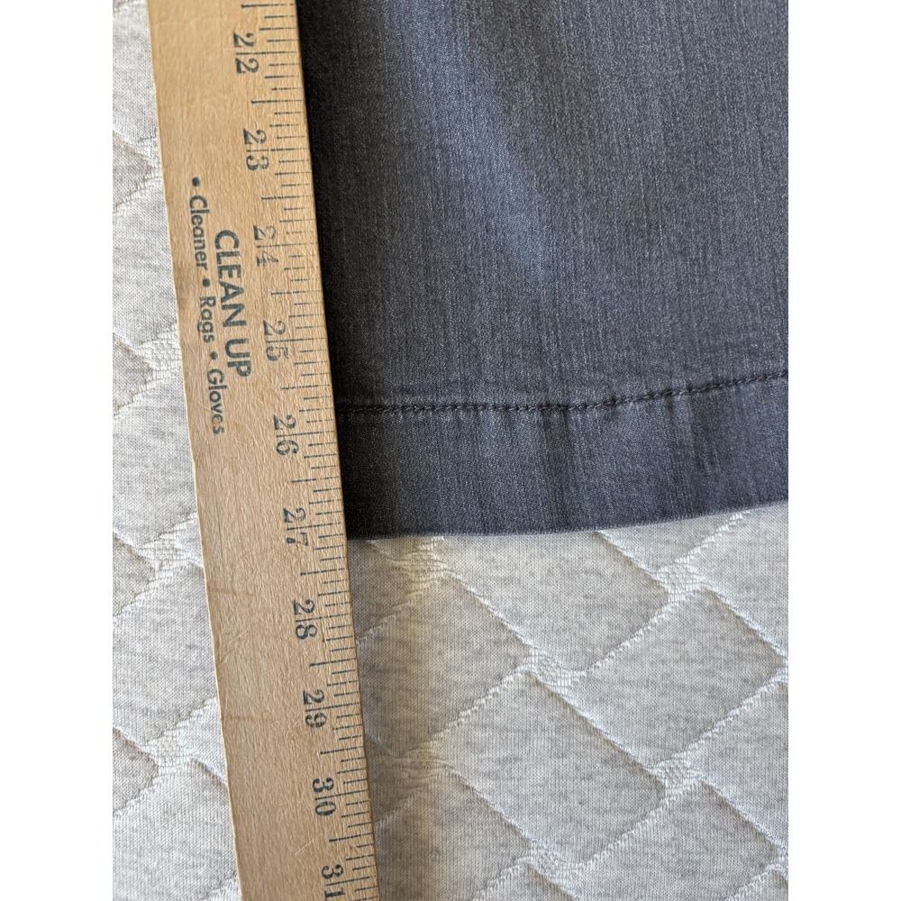 Wit & Wisdom Jeans Womens 8 Gray Wide Leg Crop High Rise Stretch Trousers Pants - Picture 8 of 10